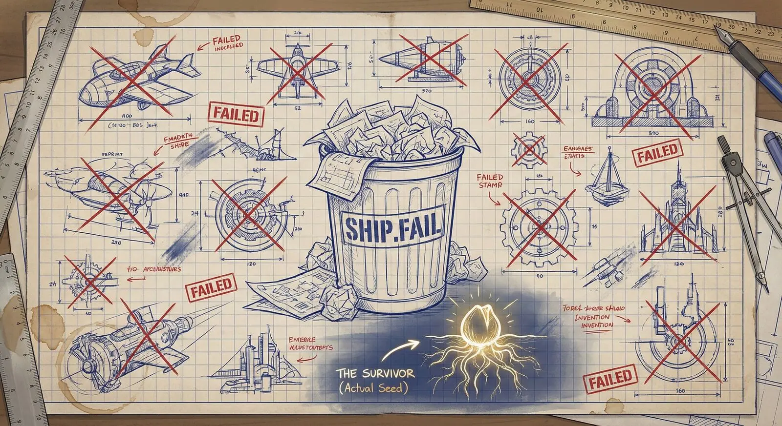 Seeds are what survive Ship.Fail